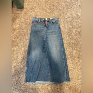 Lucky denim maxi skirt